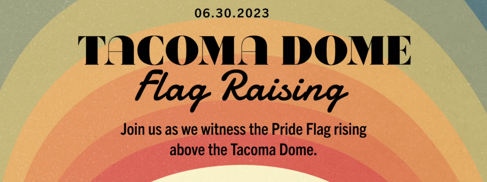 Pride Flag Raising Dome